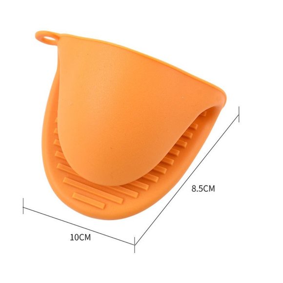 Premium Quality Kitchen Silicone Heat Resistant Gloves Clips Insulation Non Stic - Picture 3 of 16